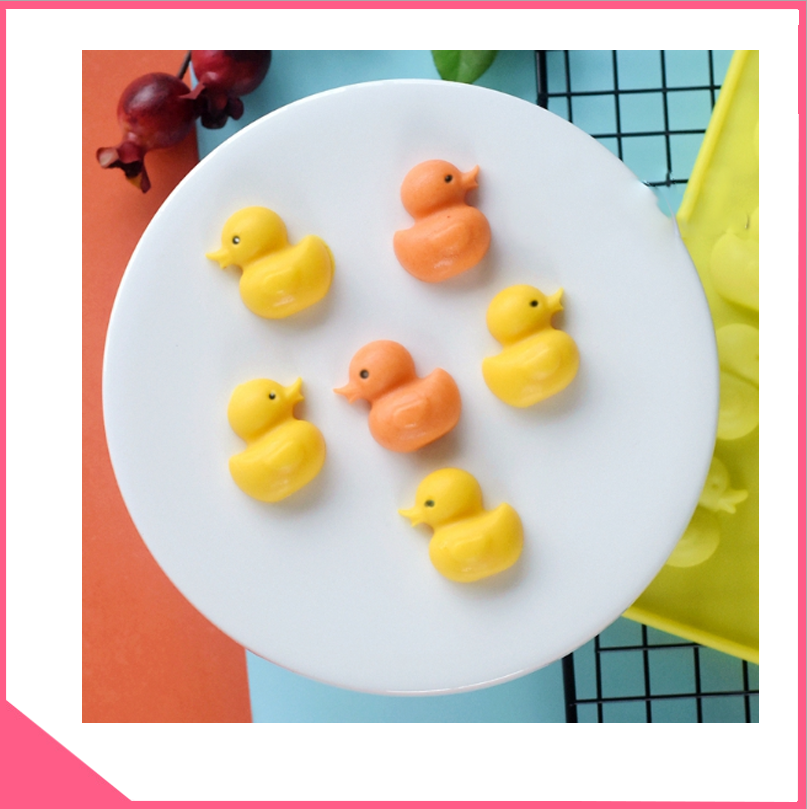 Khuôn silicon làm rau câu hình con vịt