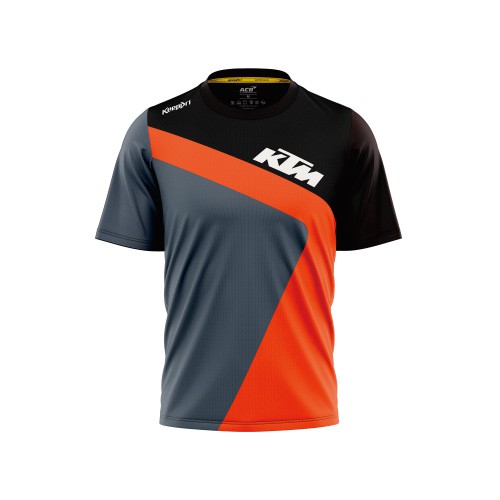 Áo Chạy Bộ KTM Keepdri Màu Đỏ - Xám - Đen