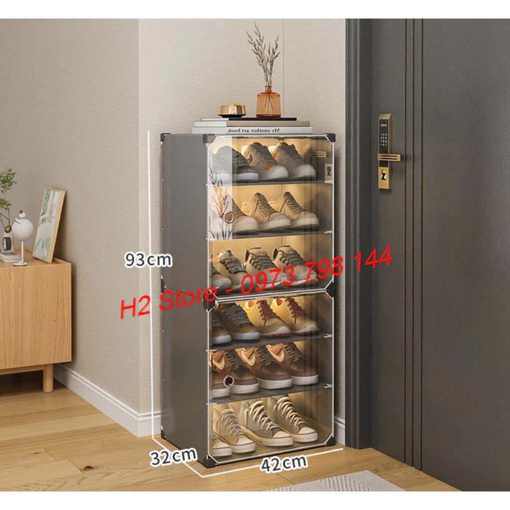 “xả kho” tủ giày nhựa lắp ghép 6 ngăn đựng giày dép
