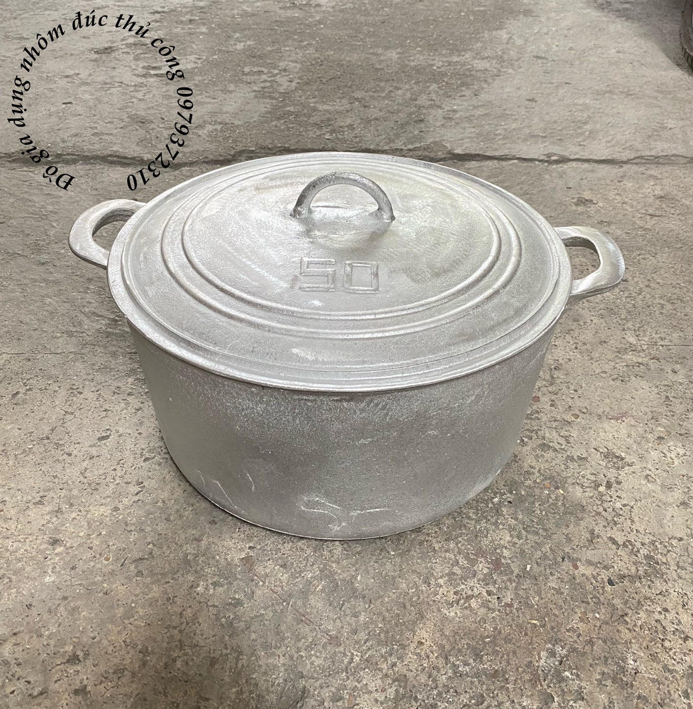 Xoong gang đúc cỡ lớn số 50, 60, 70