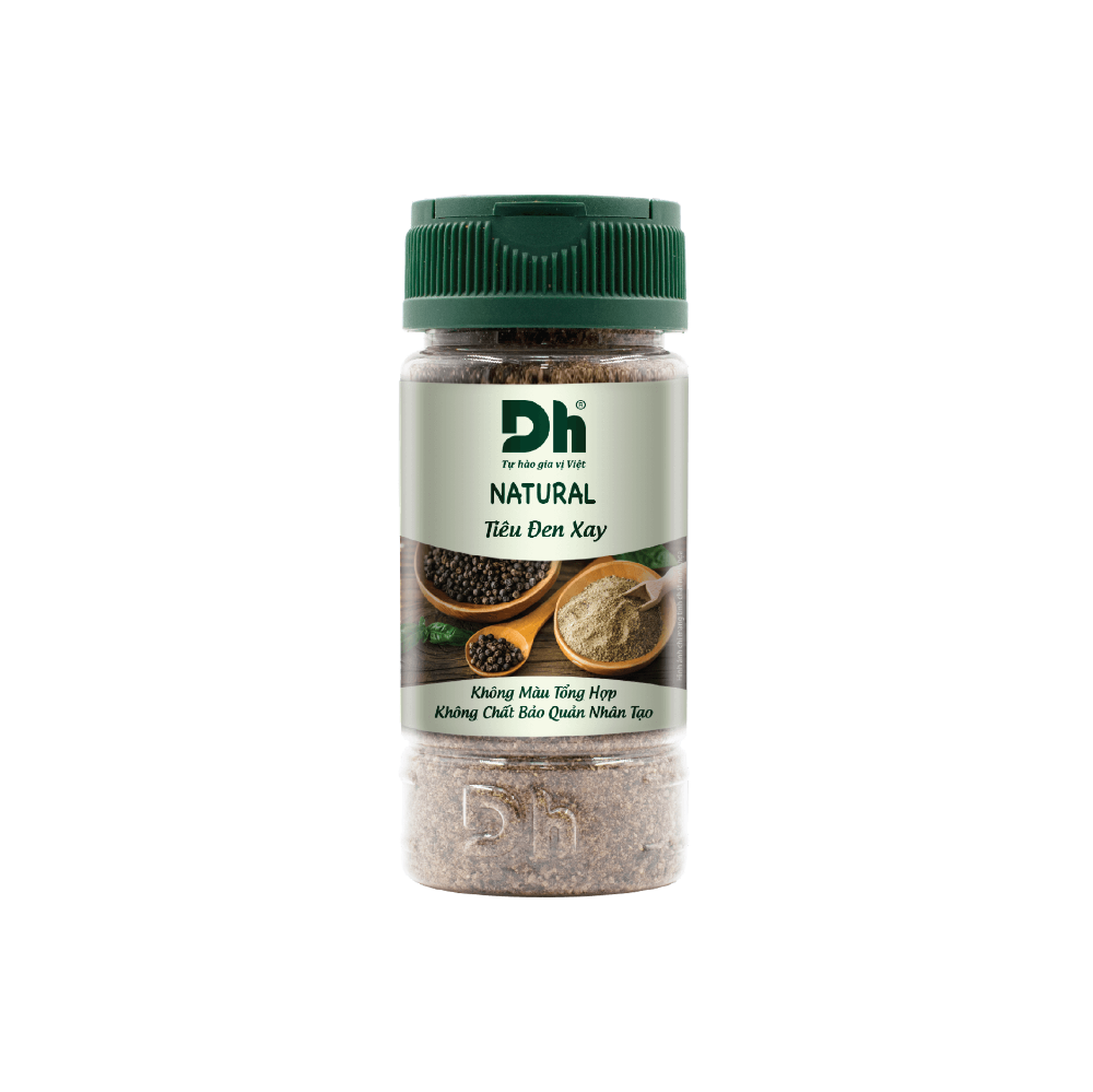 Tiêu đen xay Dh Foods hũ 45gr