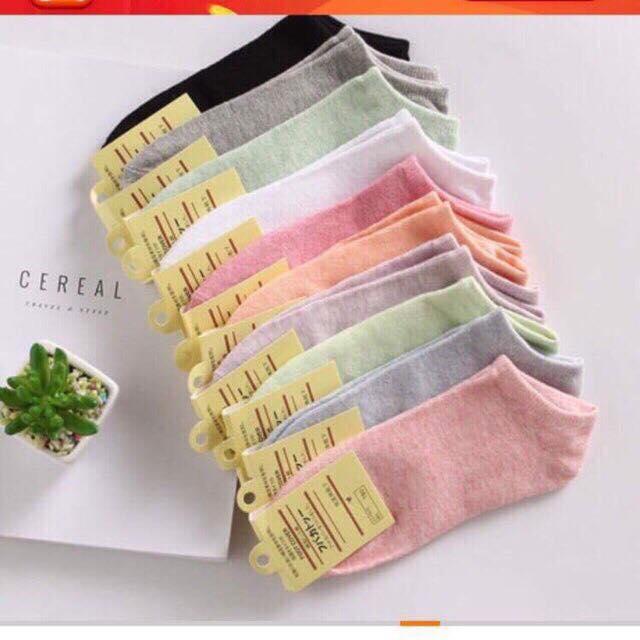 Combo 10 tất xuất Nhật cổ ngắn