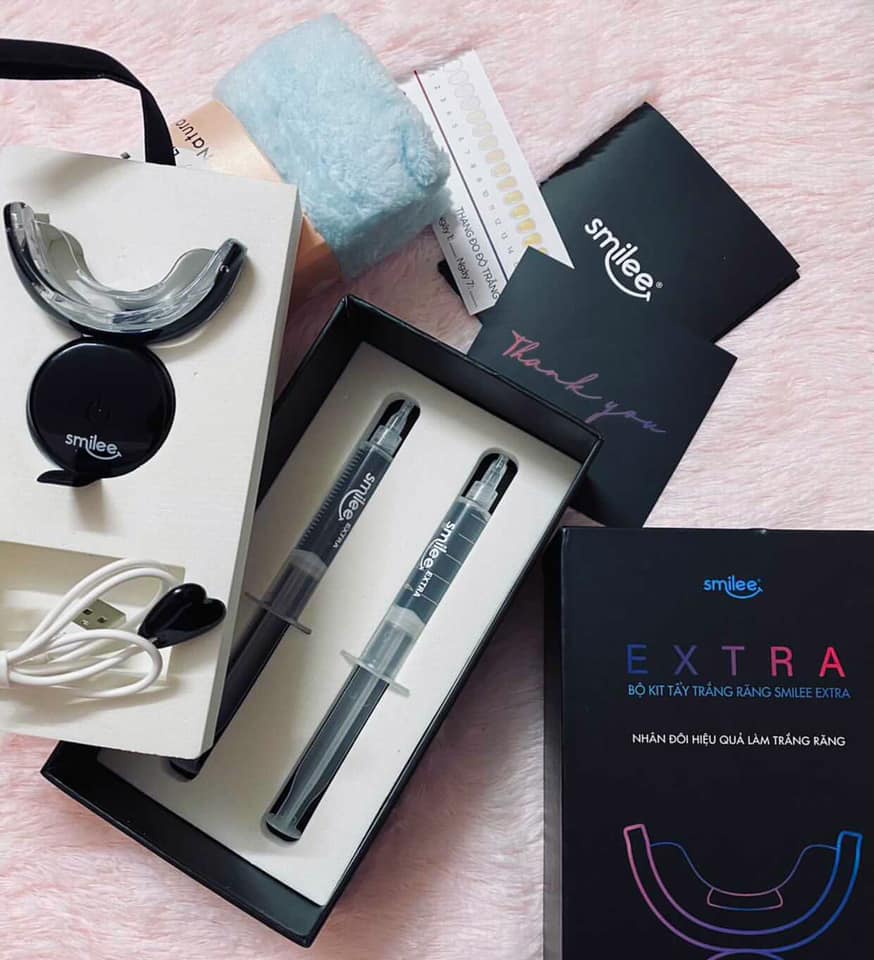 Smilee Extra-Tẩy trắng răng tại nhà Smilee cao cấp Extra Nhập USA hiệu quả gấp đôi