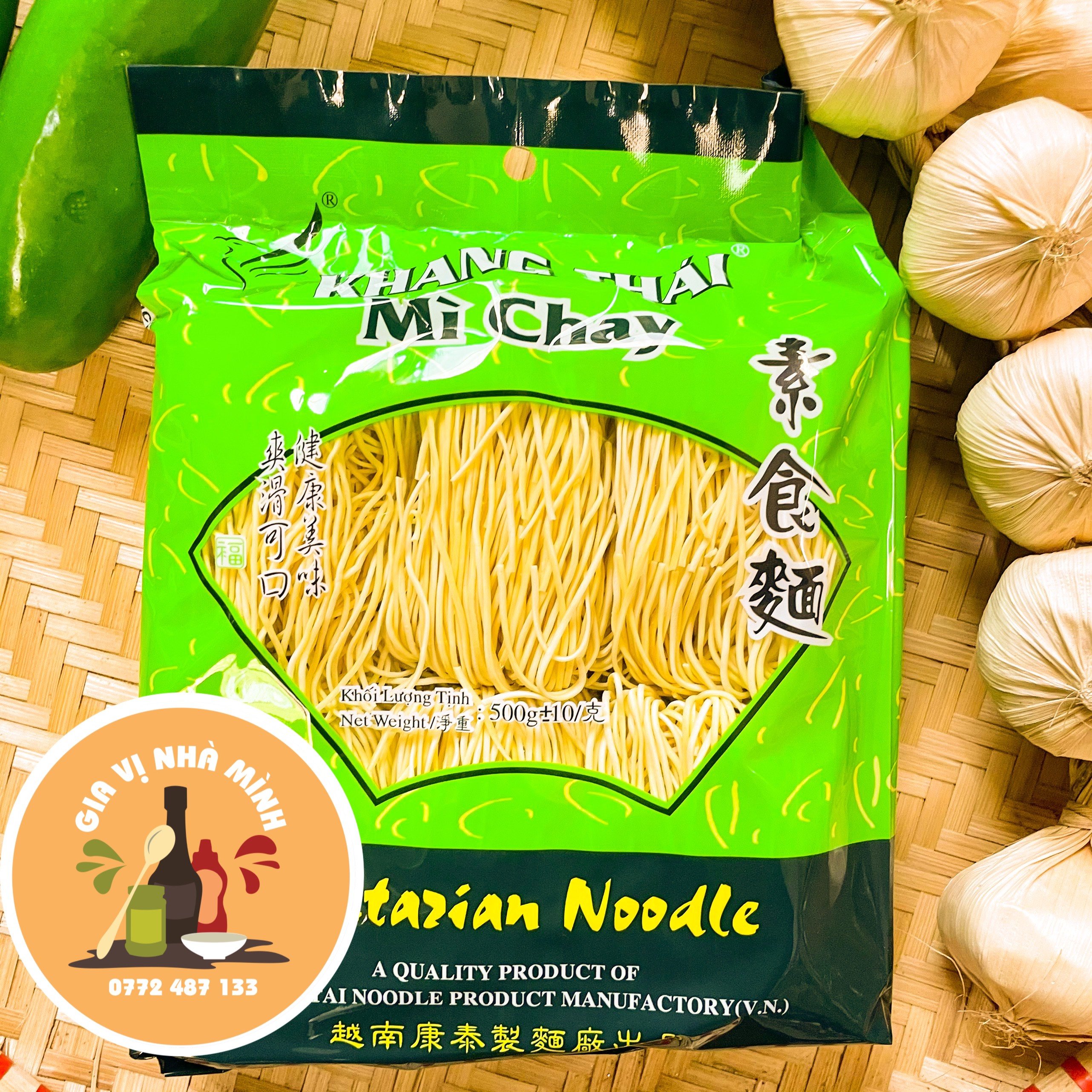 Mì chay khang thái -trọng lượng 500gr