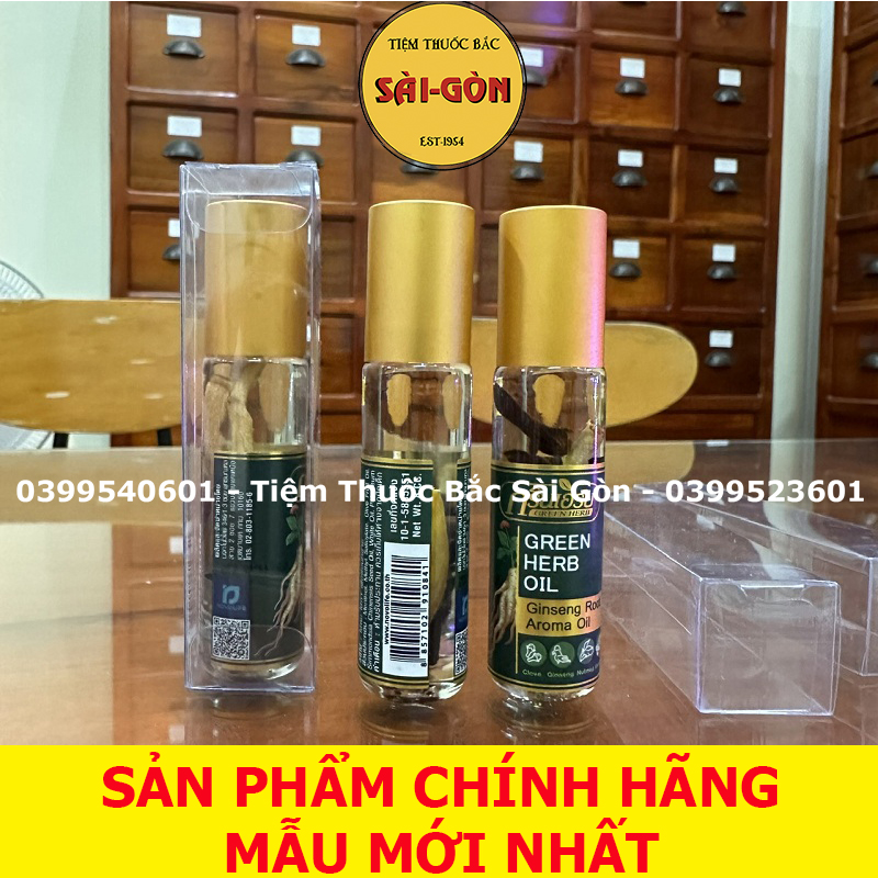 Dầu Nhân Sâm thái Lan Green Herb Oil 8cc