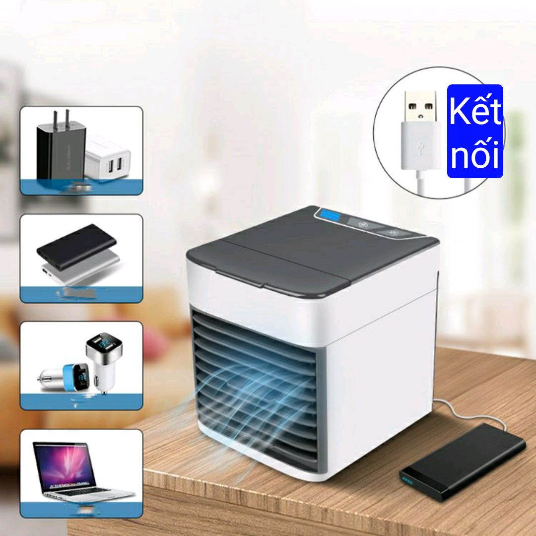 Quạt hơi nước no 8858 có 3 chế độ gió đèn đổi 7 màu