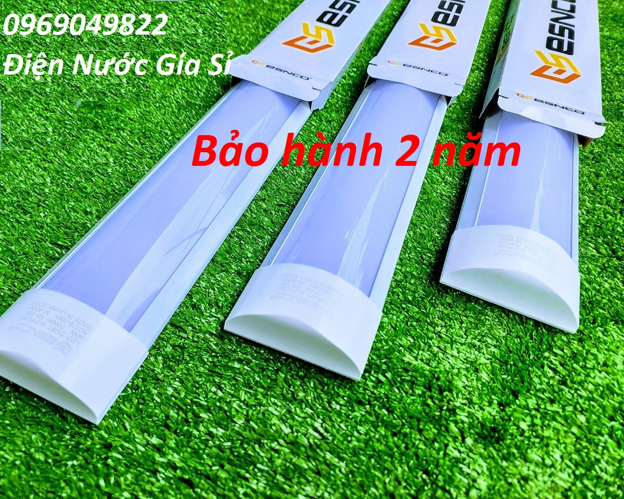  Combo 3 đèn led bán nguyệt 40W 120cm chính hãng ESNCO sáng trắng 6500K 