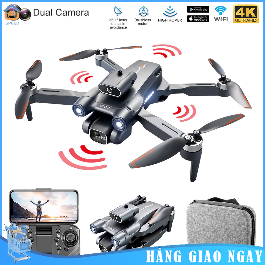 Máy Bay Flycam Camera 6K S1S Pro Max