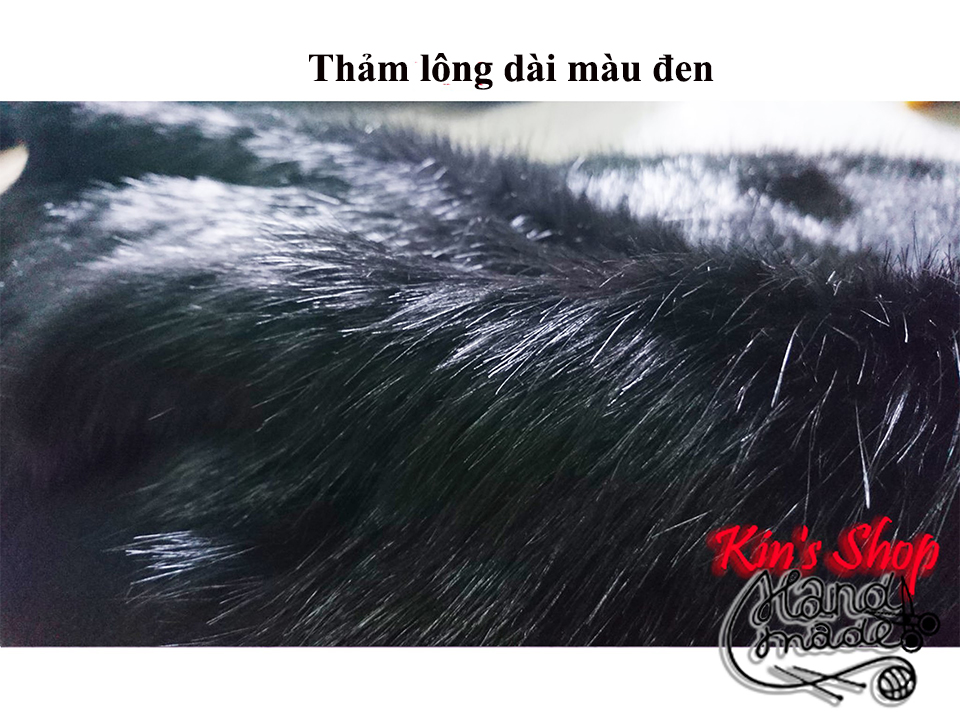 Thảm lông thú thảm chụp ảnh sản phẩm thảm lót sàn dài kích thước 50cm*80cm