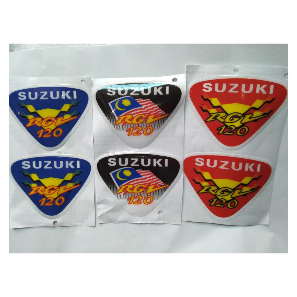 1 tem logo nổi suzuki rcv 120