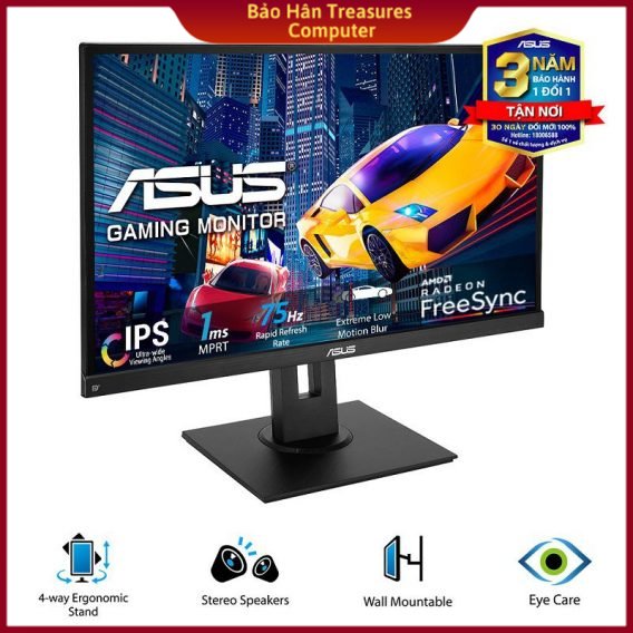 Màn hình máy tính asus vp279qgl 27 inch fhd ips 75hz gaming - hàng chính hãng new 100%