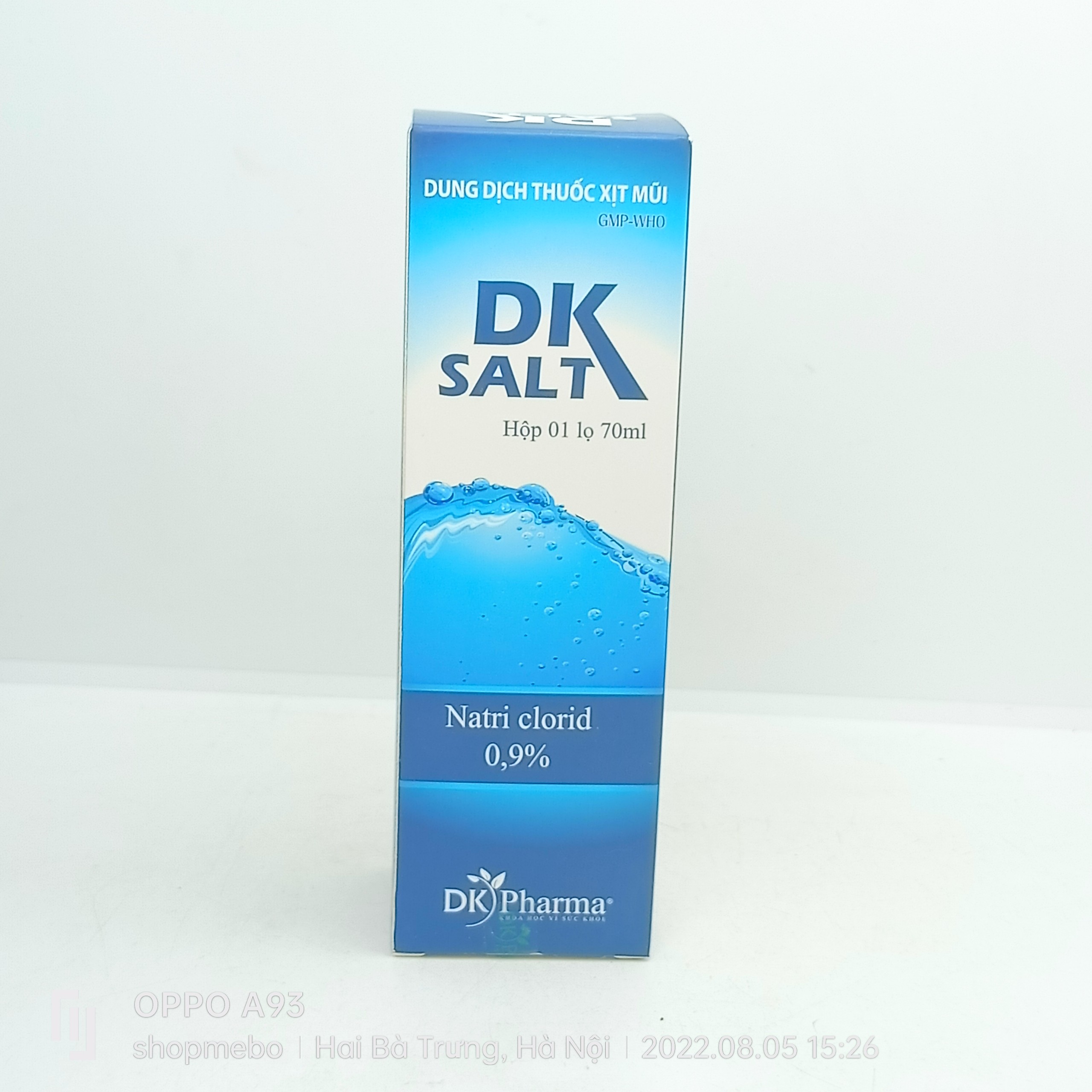 Dung dịch xịt mũi DK SALT cho người lớn chai 70ml