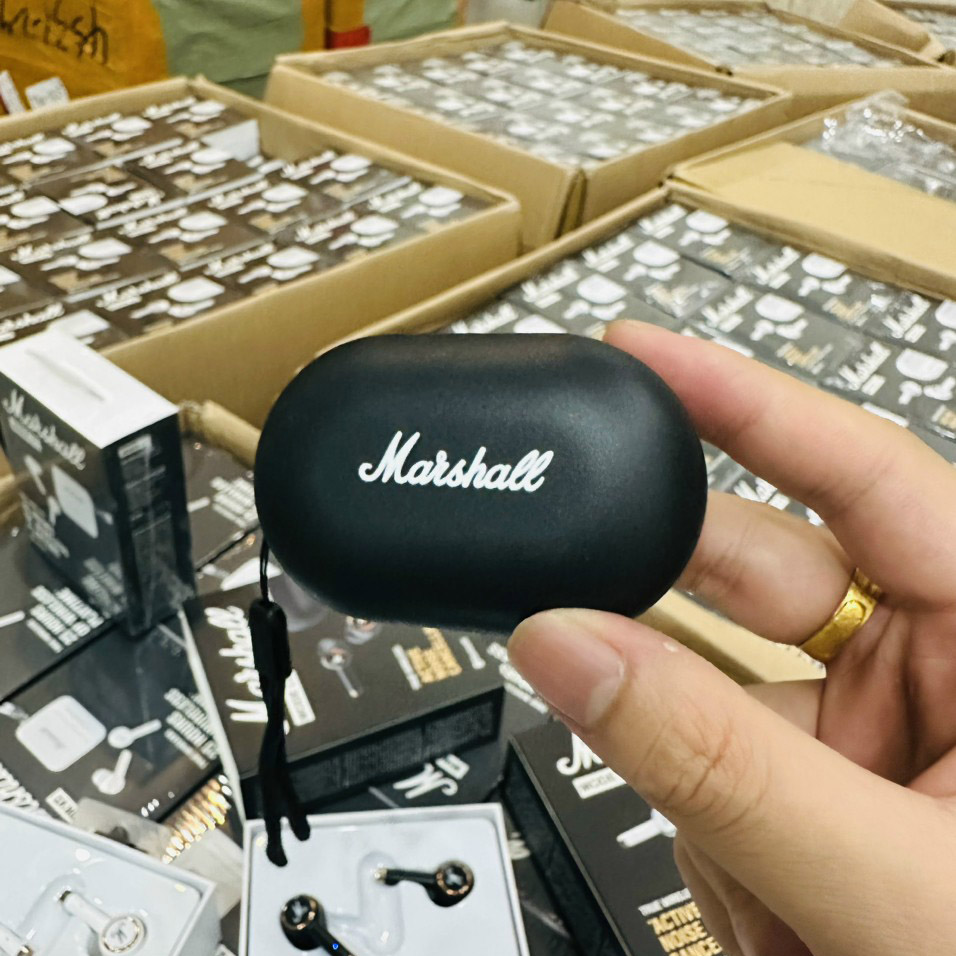 Tai Nghe Bluetooth Không Dây Marshall Mode LV - Bản Cảm Biến Quốc Tế Nâng  Cấp Bass - Bass Lớn - Âm Khỏe - Cải Tiến Pin Và Cảm Biến - Tai