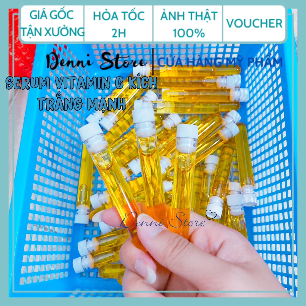 Ống 5ml nước vitamin C kích trắng loại mạnh