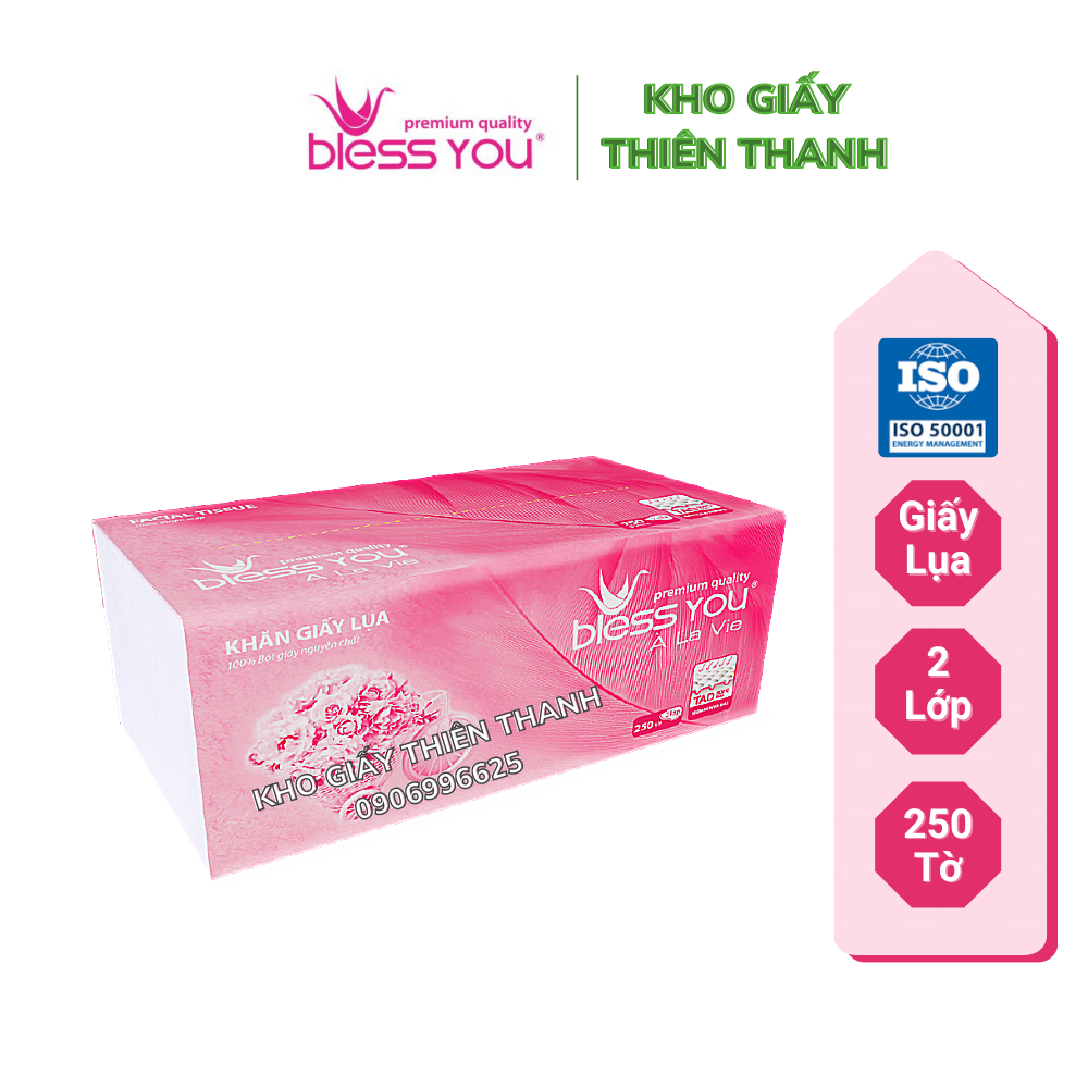 Giấy Lụa Bless You À La Vie Softpack 250 Tờ 2 Lớp 🍀 Kho Giấy Thiên Thanh 🍀