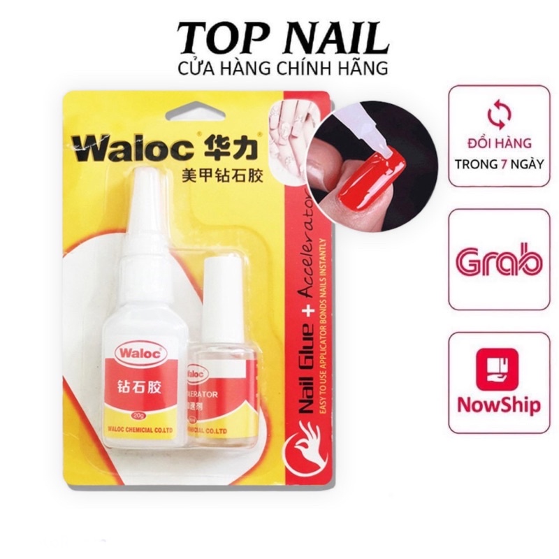 Keo bê tông Waloc dán móng giả siêu chắc