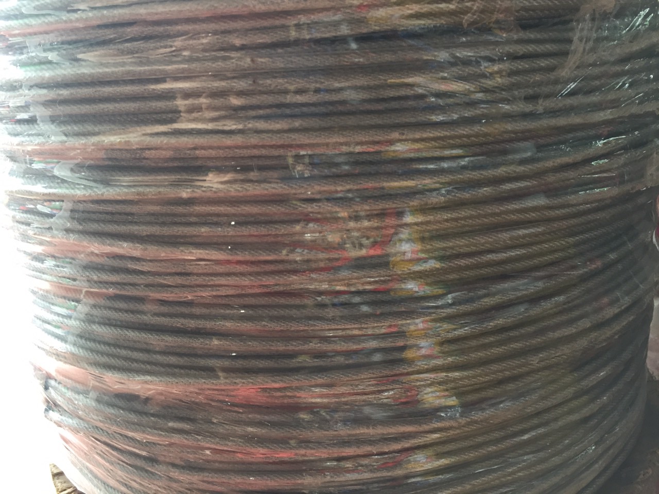 Bộ dây cáp bọc nhựa phi 6x100m tặng kèm 10 khoá cáp.10 tăng đơ; dây phơi quần áo đa năng
