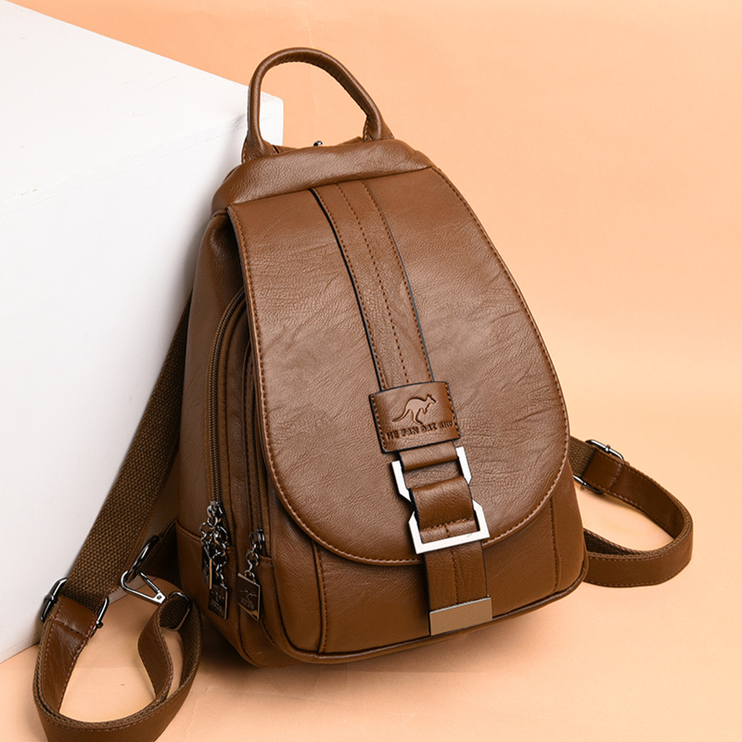 [HCM]Ba lô nữ túi xách ví da mềm thời trang cao cấp - B7701