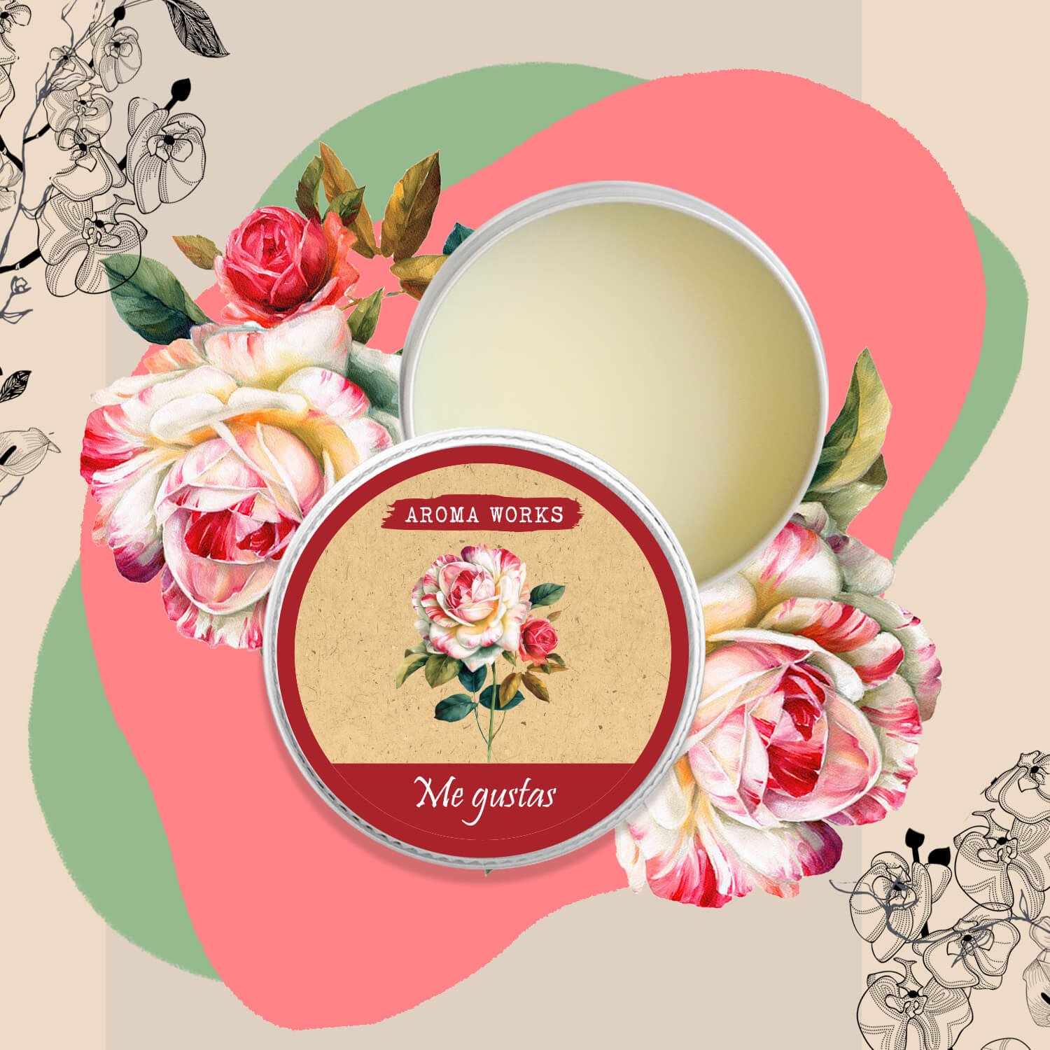 Nước Hoa Khô Aroma Works Solid Perfume 15g- Me Gustas