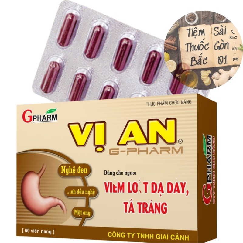 Vị an 60 viên – hỗ trợ v.iêm l.oét dạ d.ày tá tr.àng