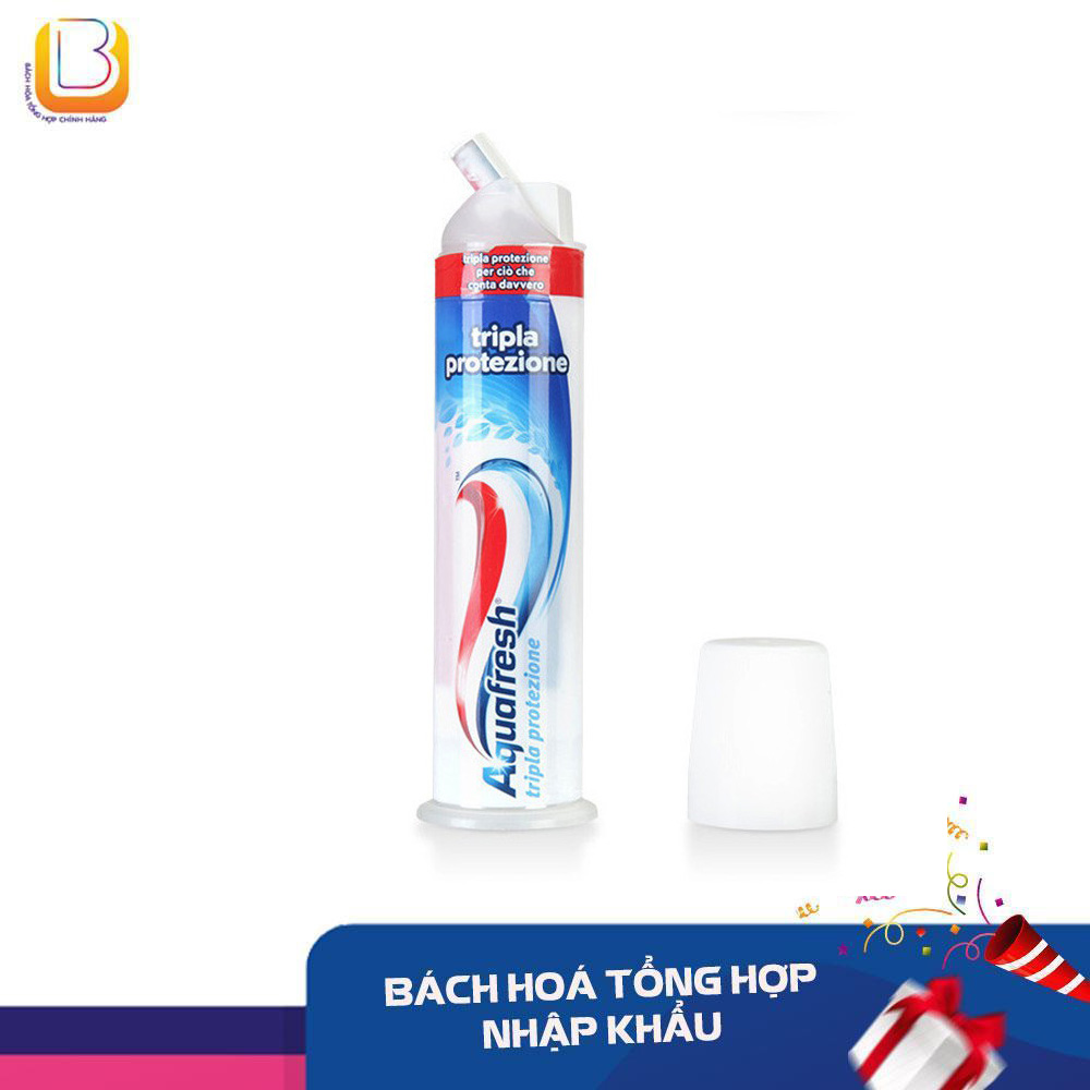 ỐNG KEM ĐÁNH RĂNG AQUAFRESH 100ML MỸ 100ML - Tripla Protezione