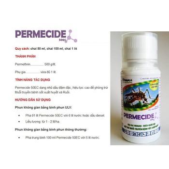 Thuốc diệt Ruồi Muỗi Permecide chai 100ml