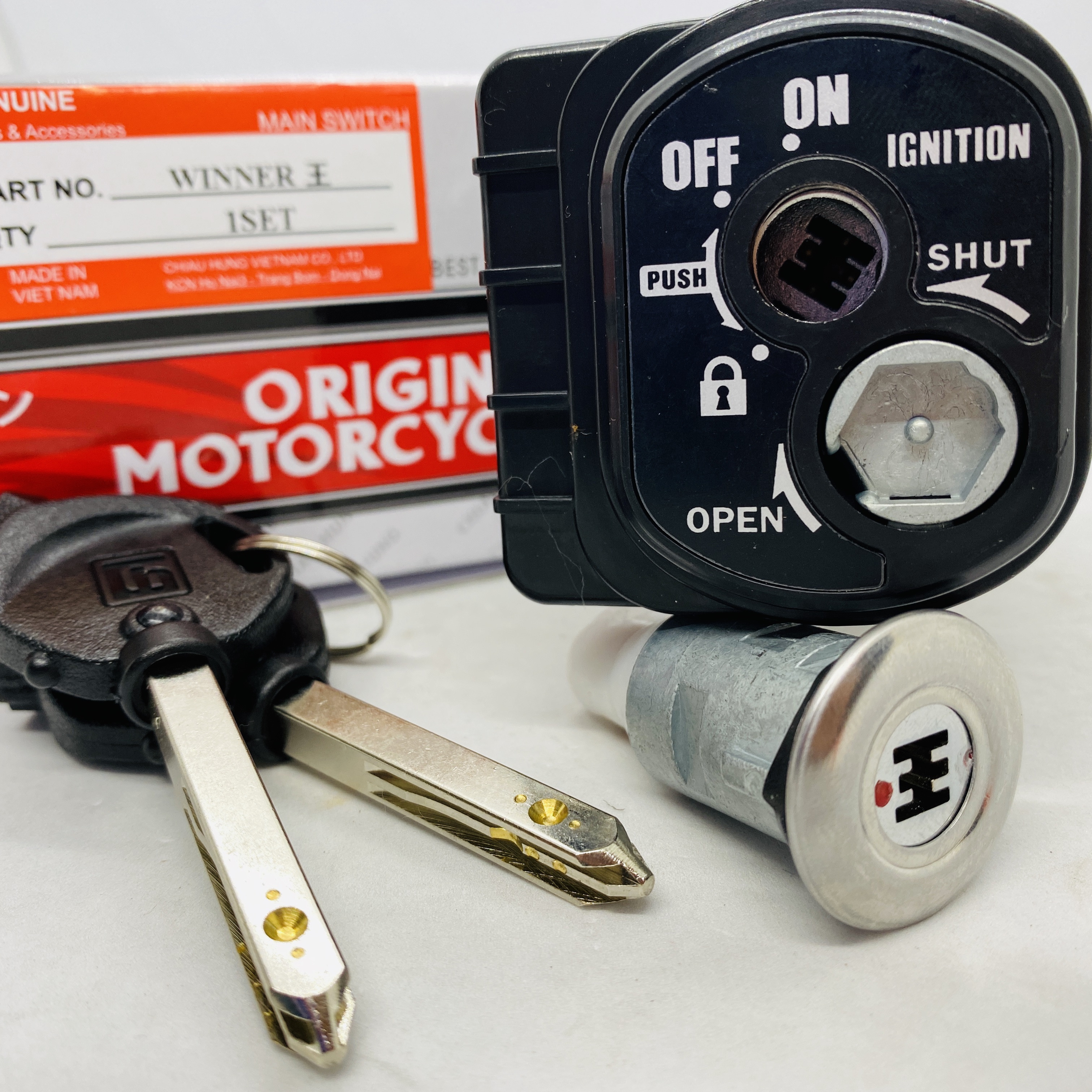 Ổ Khóa Từ 6 Cạnh Honda Winner
