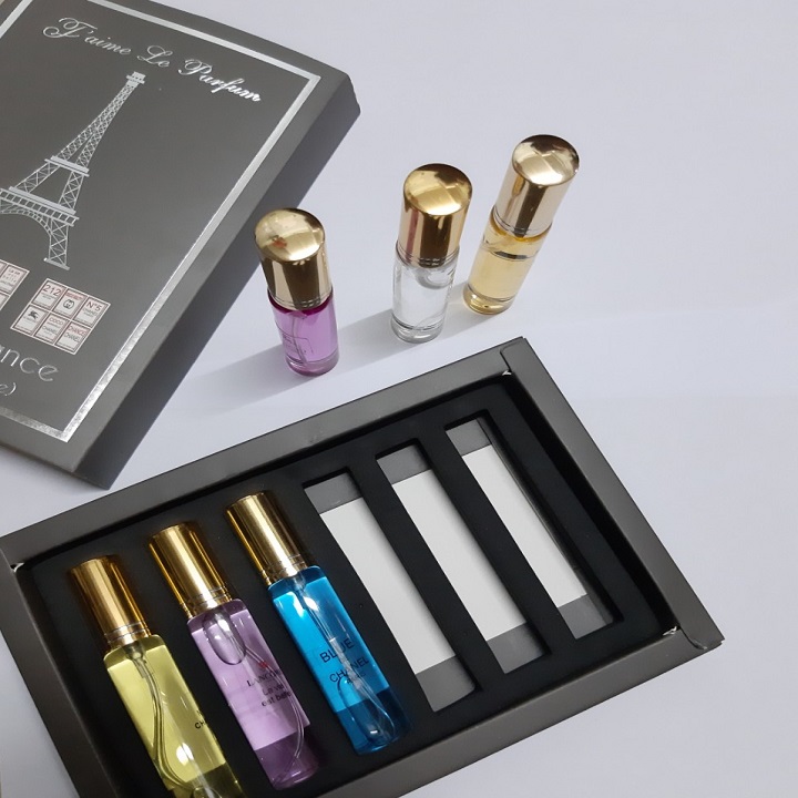 Bộ nươc hoa mini -bộ nước hoa pháp mini 6 lọ siêu xinh - hương thơm dịu dàng - nước hoa nữ - lưu hương cực lâu -