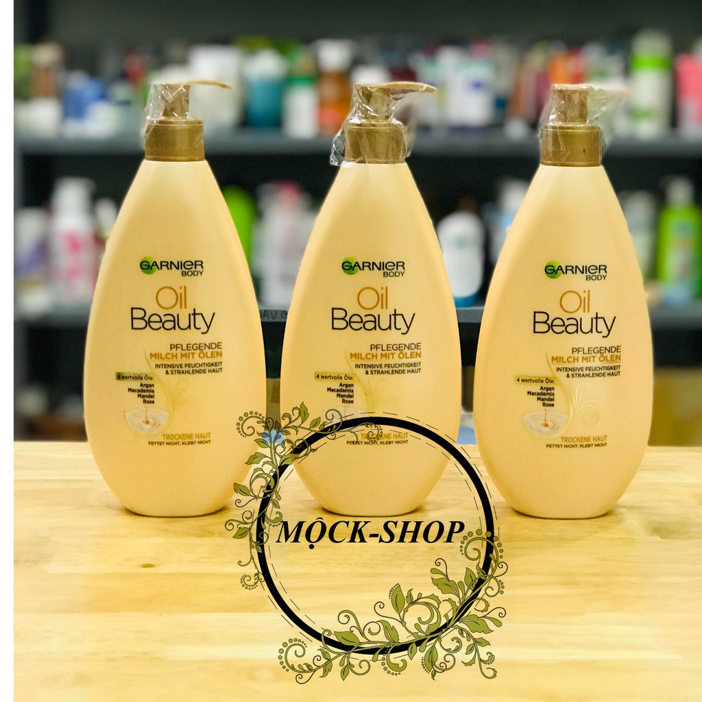 Dưỡng thể ganier-oil beauty 400ml của đức