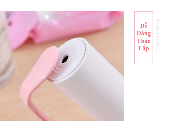 Dụng cụ lăn bụi, tóc, lông chó mèo nhỏ gọn có tặng kèm 2 cuộn giấy thay thế