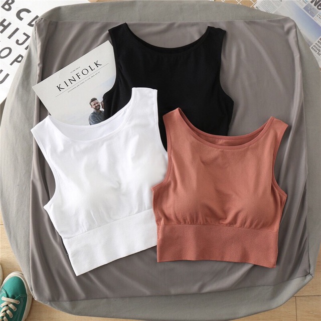 Áo thun, áo ba lỗ croptop, tập gym tập yoga ,aerobic 8862 - 020bra28