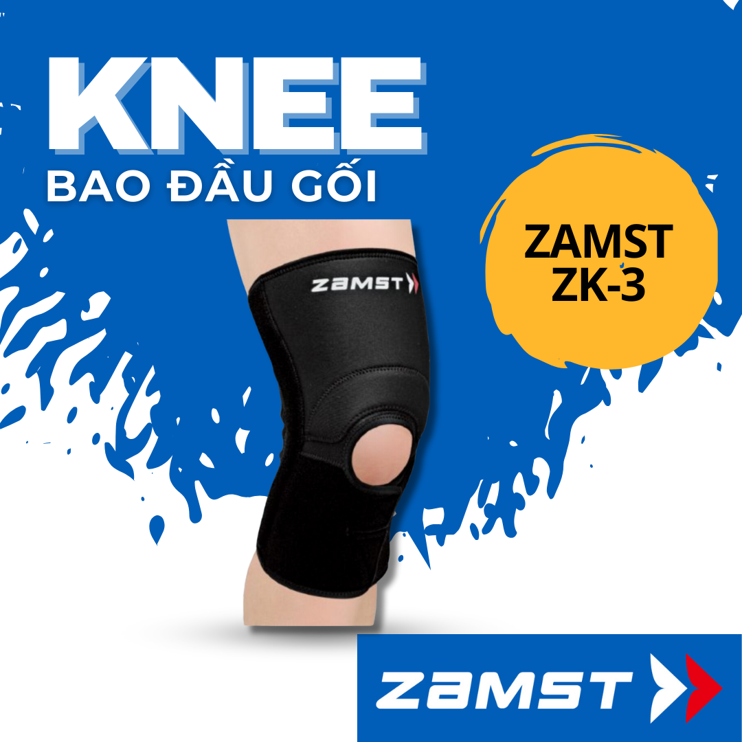 Đai hỗ trợ bảo vệ gối ZAMST chính hãng ZK-3