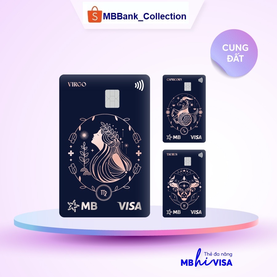 Bộ sưu tập thẻ mb hi collection phiên bản cung hoàng đạo - kim ngưu, ma kết