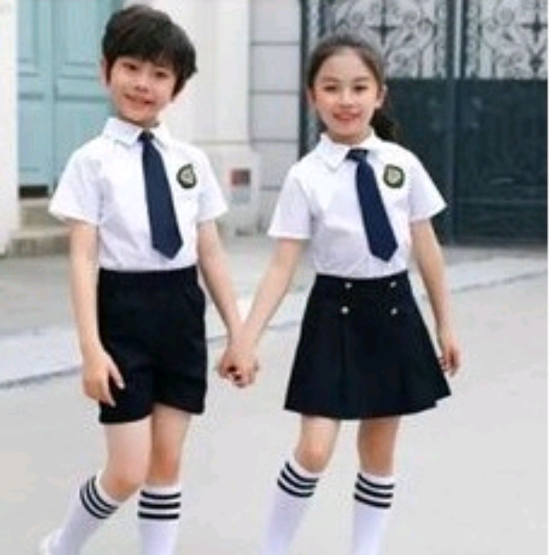 CHÂN VÁY ÁO SƠ MI ĐỒNG PHỤC BÉ GÁI ĐI HỌC ĐI CHƠI