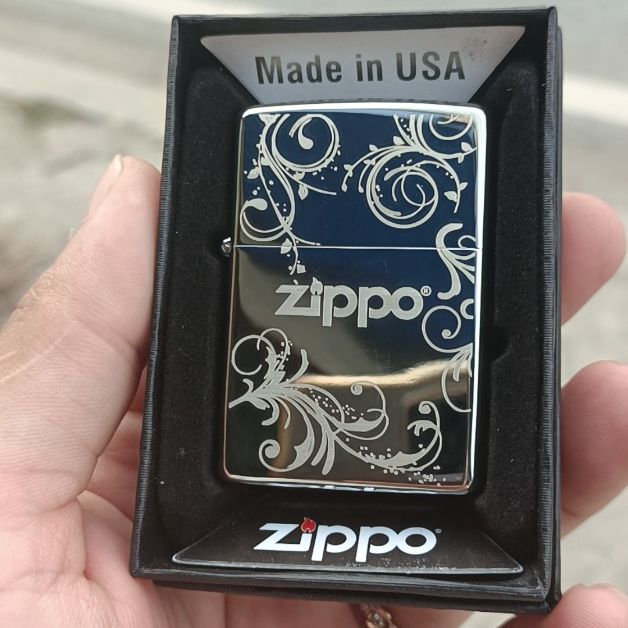 Zippo mỹ chính hãng usa - zippo chủ đề hoa văn - zippo usa - zippo chính hãng - zippo mỹ chính hãng độc lạ