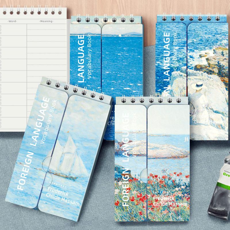 Sổ từ vựng word book bìa tranh vẽ nghệ thuật