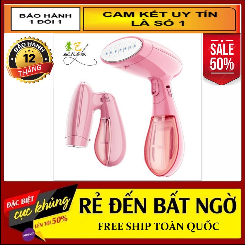Bàn là hơi nước cầm tay 1300W màu hồng, bàn là đứng, Bàn ủi, Bàn ủi mini, Bàn là mini cầm tay, đứng ủi phẳng và hấp dọc mọi chất vải - Bàn là - Máy ủi