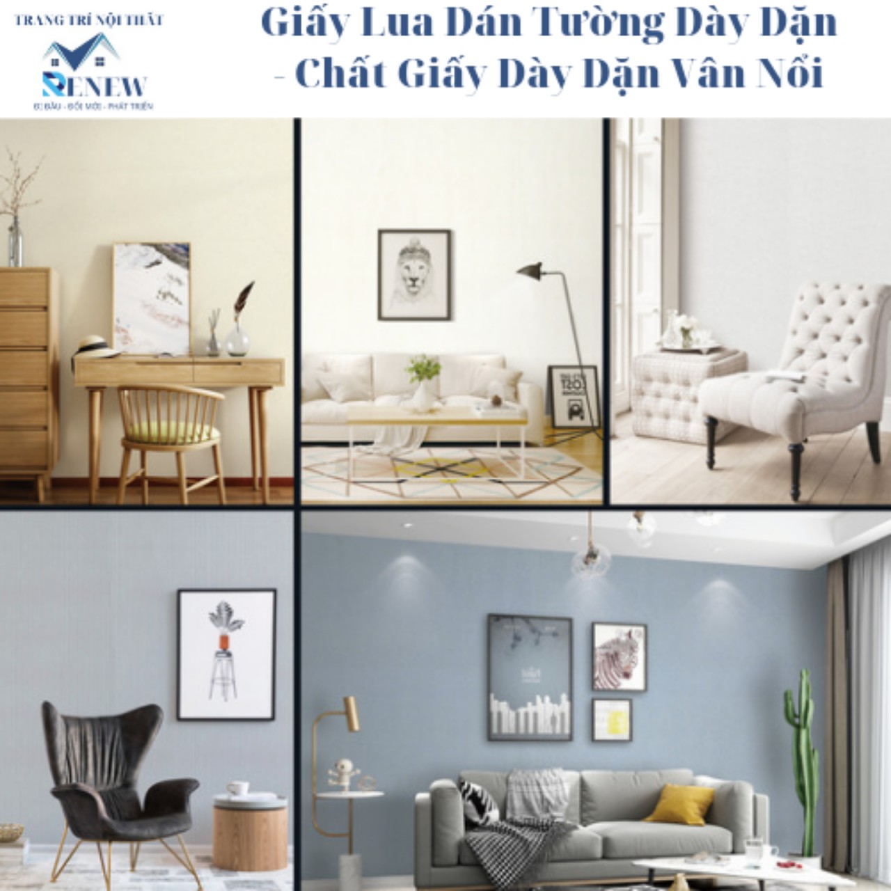 Giấy Dán Tường 9,5M*54Cm Giấy Vải Thô, Dày Dặn, Vân Nổi, Màu Đẹp,... Ảnh Video Thực Tế