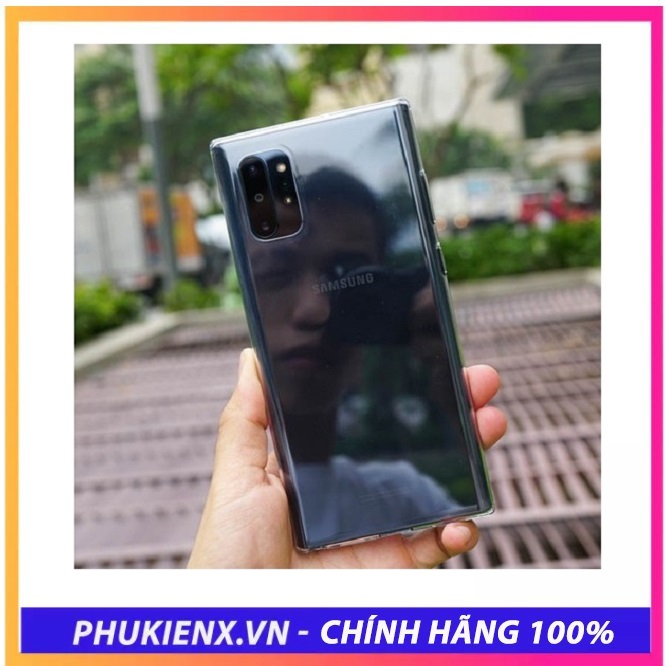 Ốp Galaxy Note 10 Plus slicone trong suốt theo máy