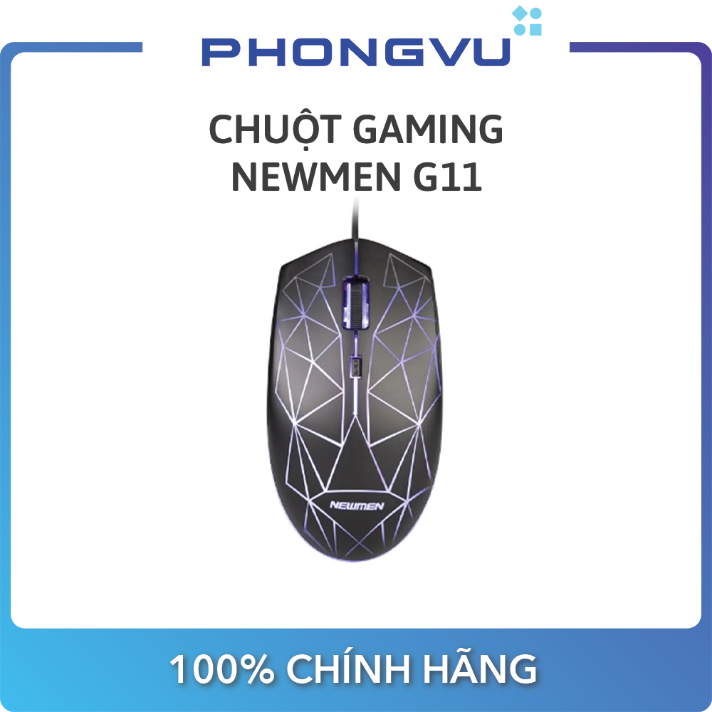 Chuột gaming Newmen G11 (Đen) - Bảo hành 24 tháng