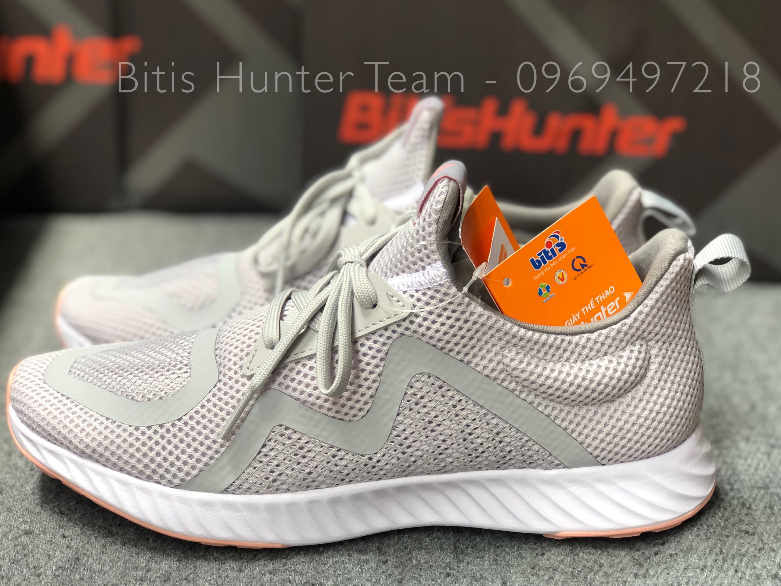 Giày Thể Thao Cao Cấp Nữ Bitis Hunter Core Jogging - DSWH05300XAM