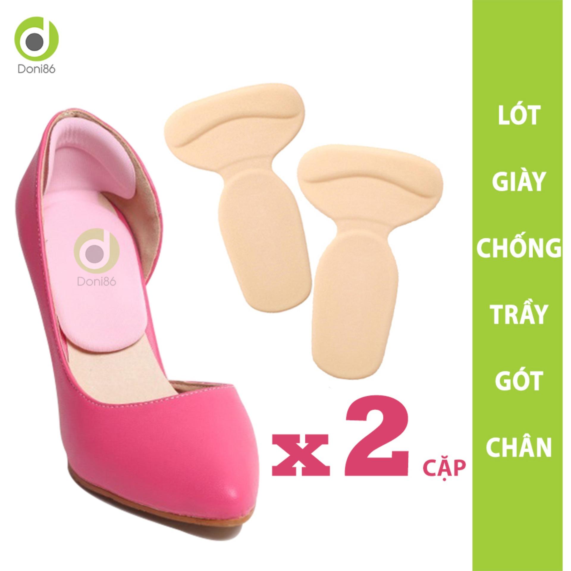 [HCM]Combo 2 cặp lót giày chống trầy gót chân chống thốn gót chân và giúp không bị tuột gót khi mang giày cao gót giày búp bê - Loại 1/2 bàn chân - PK09