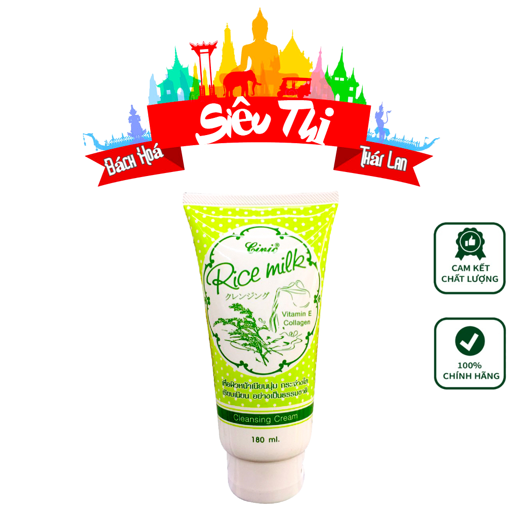 Sữa rửa mặt làm từ gạo civic thái lan 180ml