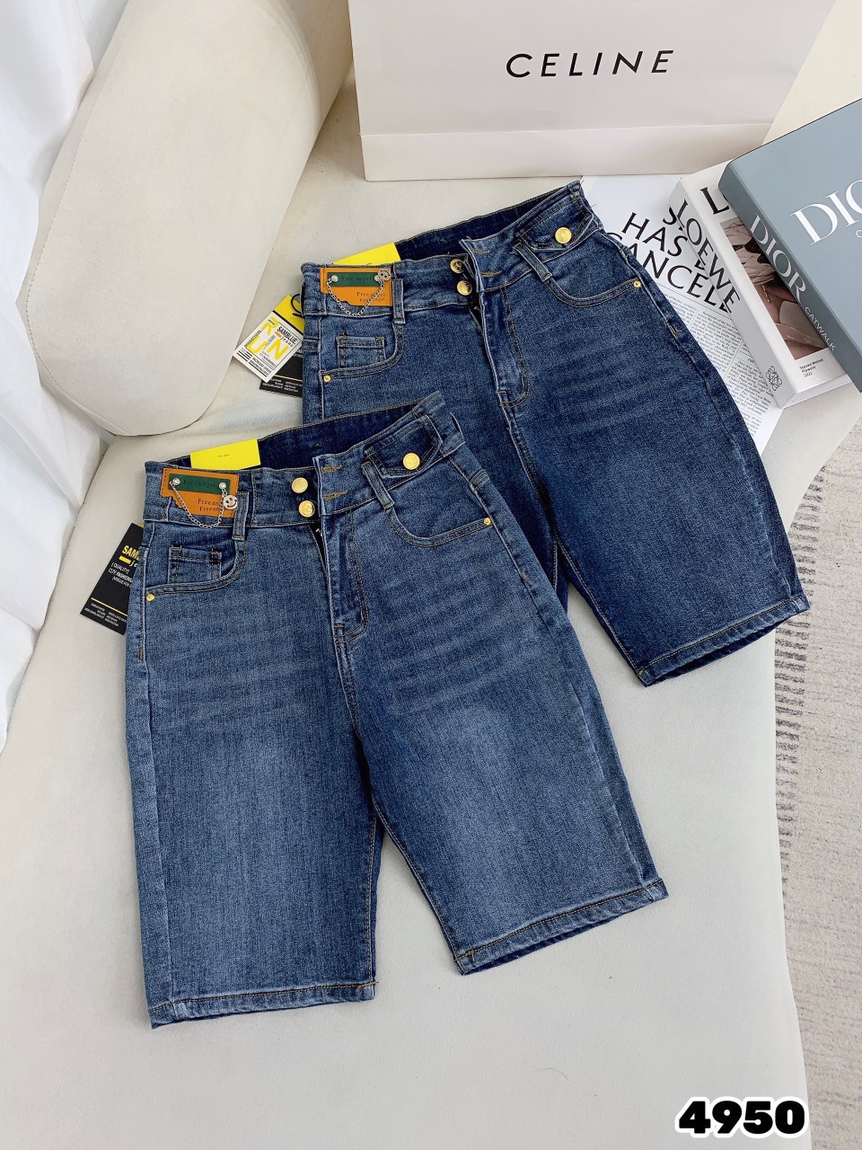 quần ngố nữ mẫu mã mới nhất hiện nay vải denim dày co dãn nhẹ chuẩn hàng shop ( shop tự chụp ) phụ kiện thời trang hcm mn11