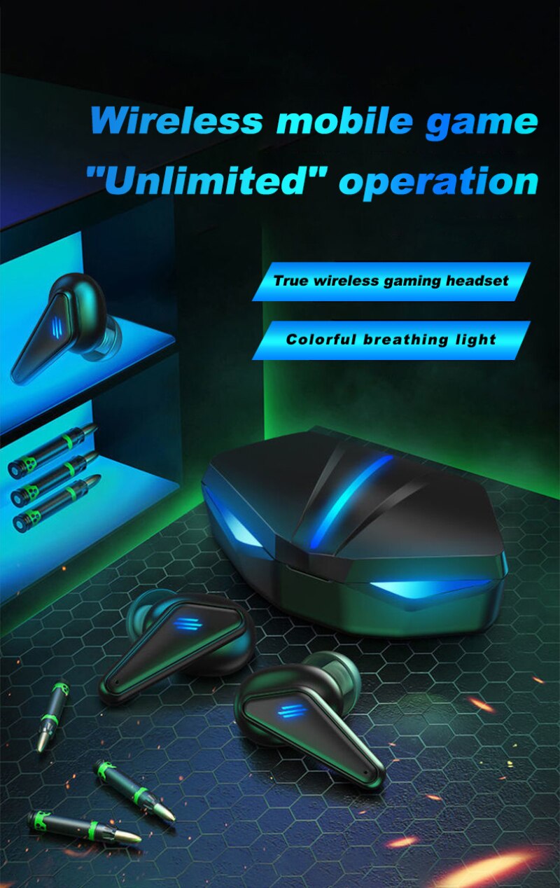 Tai Nghe SUMLIFE K55 TWS Bluetooth 5.0 Tai Nghe Chơi Game Âm Thanh Nổi HIFI
