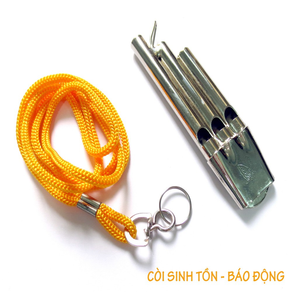 Còi Morse 3 Lỗ dã ngoại sinh tồn báo động