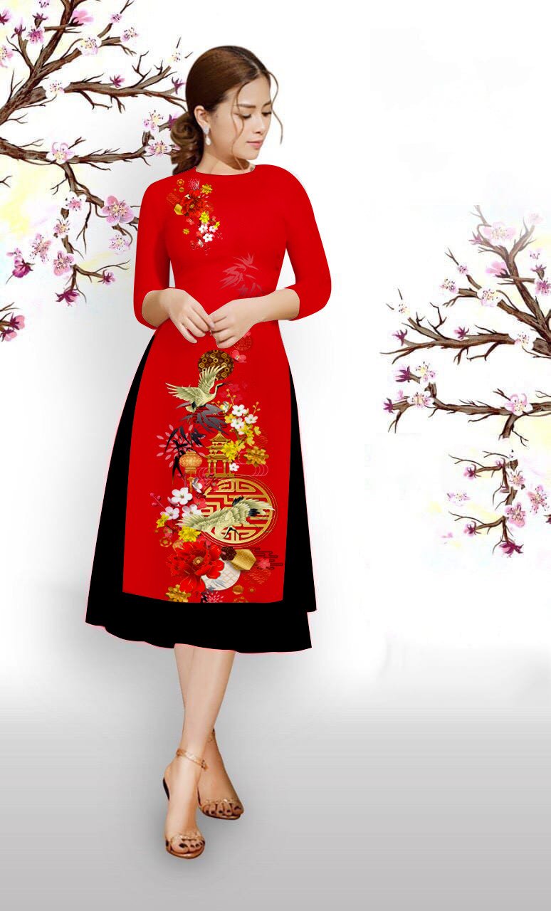 Áo dài cách tân - áo dài cách tân bigsize - áo dài cách tân mẫu mới nhất chất vải lụa cao cấp co giản nhẹ có size lớn
