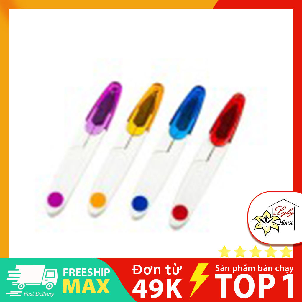 Kéo cắt hình chữ U có nắp đậy an toàn dùng để cắt len, chỉ thêu, dụng cụ học tập ...