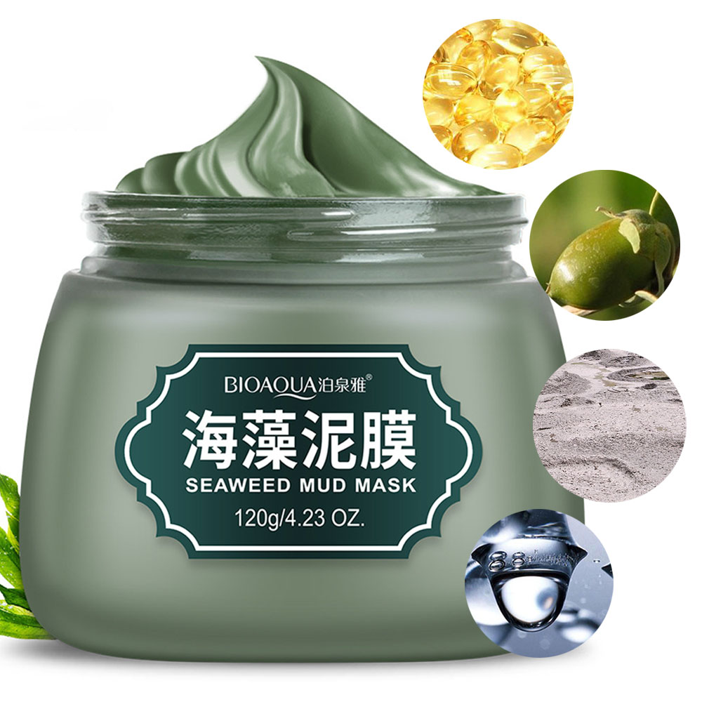 Mặt nạ bùn khoáng rong biển Bioaqua - trọng lượng 120g