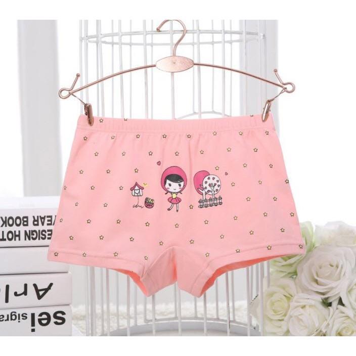 Quần Chíp Bé GáiQuần Lót Bé Gái Set 4 Chiếc Kháng Khuẩn 100 Cotton hàng Xuất Hàn Quốc Dành Cho Bé gái